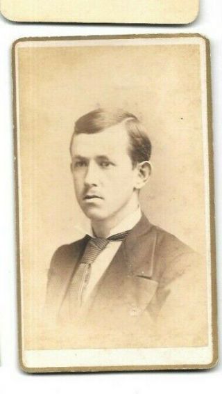 Hackettstown Nj 1870s Cdv Photo 37 Victorian Man By Naramore