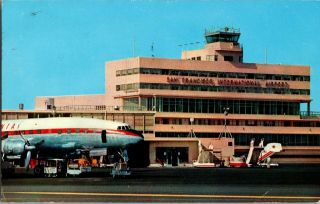 Vintage Postcard San Francisco International Airport Ca California P - 20