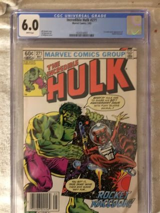 Marvels,  The Incredible Hulk 271,  6.  0 Grade