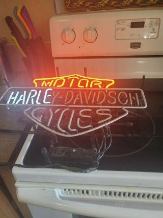 Harley - Davidson Signs Beer Bar Pub Party Homeroom Windows Decor Neon Light Moto
