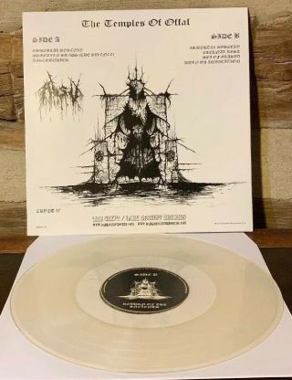 Absu The Temples of Offal / Return of the Ancients Clear Vinyl Ares Kingdom VON 2