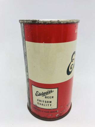 Edelweiss Light Beer - One Sided Flat Top w/ Case On Front.  Chicago,  Illinois IL 2