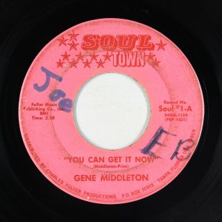 Northern/deep Soul 45 - Gene Middleton - You Can Get It Now - Soul Town - Mp3