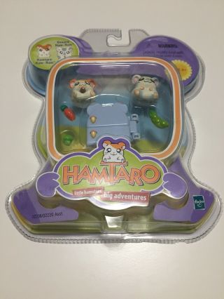 Hamtaro Little Hamsters Big Adventures Hasbro 2000 Hamtaro & Oxnard