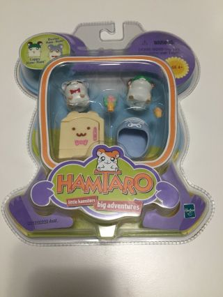 Hamtaro Little Hamsters Big Adventures Hasbro 2000 Cappy & Dexter