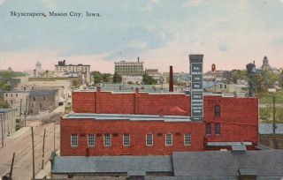 Rare,  " Skyscrapers,  Mason City Iowa,  Early 1900 