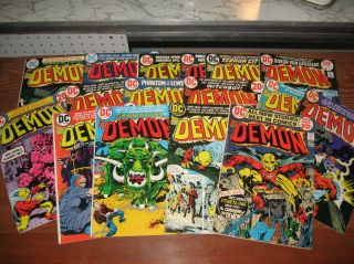 Dc Comics The Demon 1 - 16 Complete Set Run Classic Jack Kirby Origin 1st App