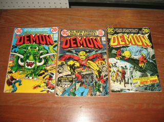 DC Comics THE DEMON 1 - 16 Complete Set Run Classic Jack Kirby Origin 1st App 2