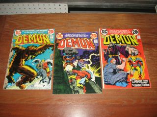 DC Comics THE DEMON 1 - 16 Complete Set Run Classic Jack Kirby Origin 1st App 3
