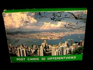 30 Different Oversized Postcard Views Of Hong Kong,  1970s