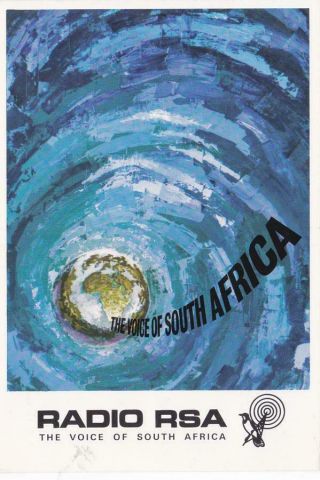 1972 Qsl: Radio Rsa - The Voice Of South Africa,  Bloemendal,  South Africa