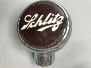 Vintage Schlitz Beer - Tap Tapper Knob / Handle Jos.  Schlitz Milwaukee Wi