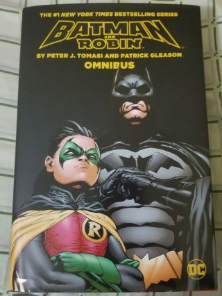 Batman And Robin Omnibus Hc Hardcover 1st Print Peter J.  Tomasi Patrick Gleason