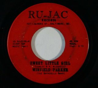 Northern Soul 45 Winfield Parker Sweet Little Girl/what Do You Say? On Ru - Jac