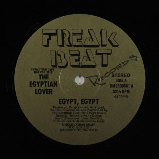 Egyptian Lover Egypt,  Egypt Freak Beat 12 " Vg,  /nm Electro