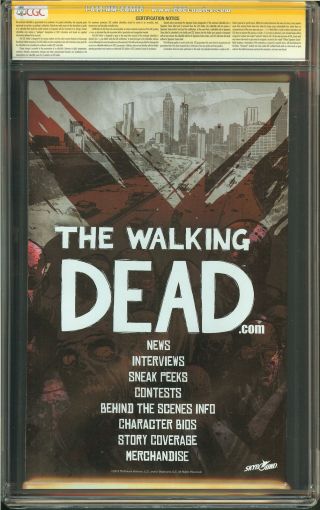 Walking Dead 1 CGC 9.  6 SIGNED NORMAN REEDUS Wizard World Philly Variant Reprint 2