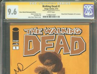 Walking Dead 1 CGC 9.  6 SIGNED NORMAN REEDUS Wizard World Philly Variant Reprint 3