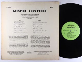 V/A (ft.  Singing Echoes) - Gospel Concert LP - GRC - Doo - Wop Gospel DG MP3 2