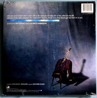 GEORGE HARRISON (BEATLES) w/ERIC CLAPTON CLOUD 9 RARE ORIG LP w/STICKER 3