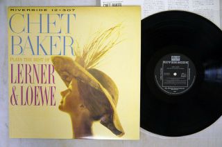 Chet Baker Plays The Best Of Lerner & Loewe Riverside Vij - 4076 Japan Vinyl Lp