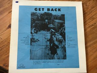 The Beatles Get Back Sessions Bootleg Lemon Records
