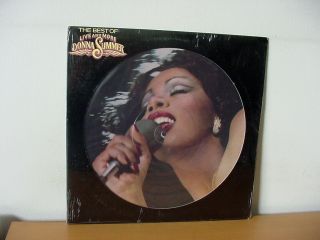 Donna Summer " The Best Of Live And More " Picture Disc Lp (nbpix 7119)