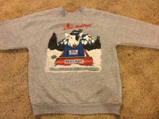 Vintage 1980’s Spuds Mackenzie Bud Light The Party Animal Sweatshirt