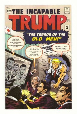 The Incapable Trump 2 Nycc 2018 Exclusive Nm,  With Signed Sticker