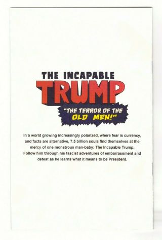 THE INCAPABLE TRUMP 2 NYCC 2018 EXCLUSIVE NM,  with Signed Sticker 2