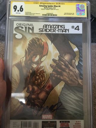 The Spider - Man 4 Cgc Ss 9.  6 Ramos 1st Appearance Of Silk,  Cindy Moon