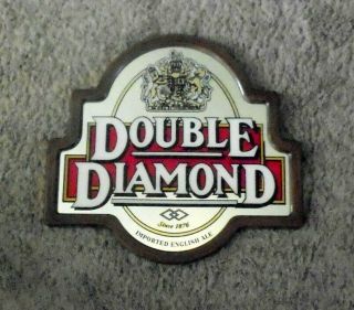 Vintage Double Diamond Imported English Ale Beer Mirror 18 " X 20 " Man Cave