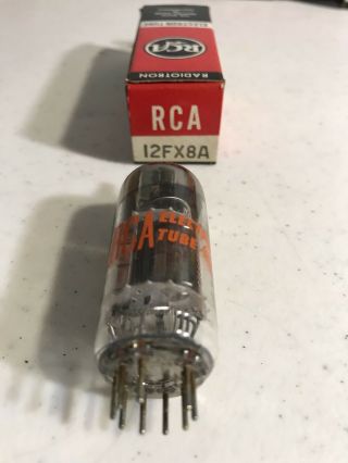 Vintage Rca Electron Tube 12fx8a Nos