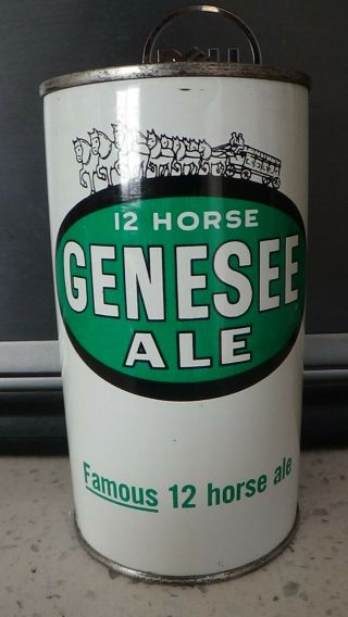 Genesee 12 Horse Ale Flat Top Beer Can 3