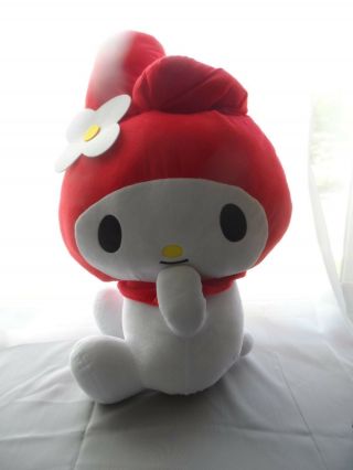 Furyu Sanrio My Melody Red Fluffy 20 " Plush Doll From Japan