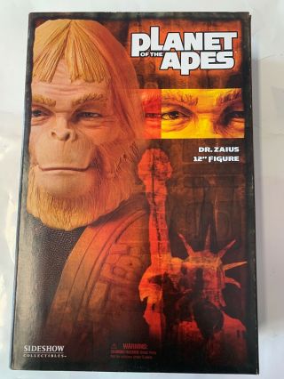Planet Of The Apes Dr Zaius 12 " Action Figure Sideshow Collectibles 2004 Nib