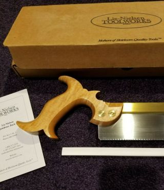 Lie - Nielsen Independence Dovetail Saw - 15 PPI - Rip Cut and Paperwork 2
