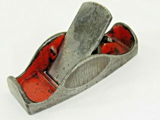 & Rare Bailey Little Victor 50 1/2 Red Japanned Block Plane Inv T6155