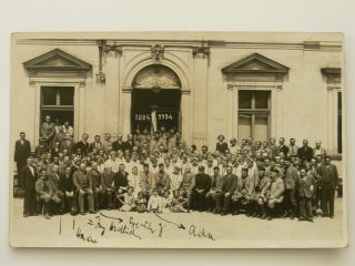 Czech Sokol 1934 Group Photo,  with some names z13057 2