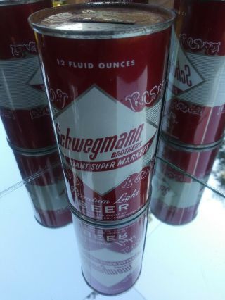 Tuff Schwegmann Bank Top Ss Beer Can/cans Cumberland,  Md Bcca 123 - 32