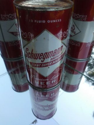 Tuff Schwegmann bank top ss beer can/cans Cumberland,  Md bcca 123 - 32 2