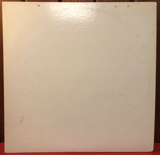 Wwvr The Beatles White Album With Poster & Pictures 1972 Embossed Apple -