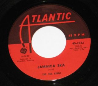 The Ska Kings 7 " 45 Hear Jamaica Ska Atlantic 2232 Oil In My Lamp