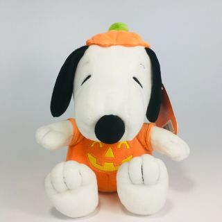 Hallmark Halloween Snoopy Great Pumpkin 8” Stuffed Animal Plush Nwt Fall Autumn