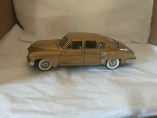 Gold Franklin 1948 Tucker 50th Anniversary Die Cast Car