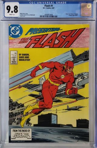 The Flash (1987) 1 Cgc 9.  8 004