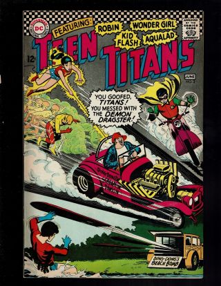 Teen Titans 3 Vf 8.  0 Kid - Flash Wonder - Girl Robin Demon Dragster Haney Cardy