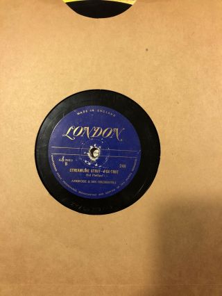 Ambrose Hors D’Oeuvres Record Album Victrola 78 rpm 10” London Records 3