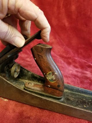 Vintage Stanley Bailey No.  7C Corrugated Plane,  SWEETHEART ERA ' Chipped Tote 3