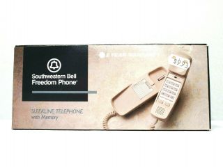 Southwestern Bell Freedom Phone Fc 2555 Sleekline Telephone - Nos