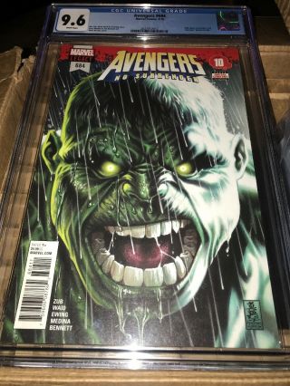 Avengers 684 Cgc 9.  6 1st Appearance Immortal Hulk